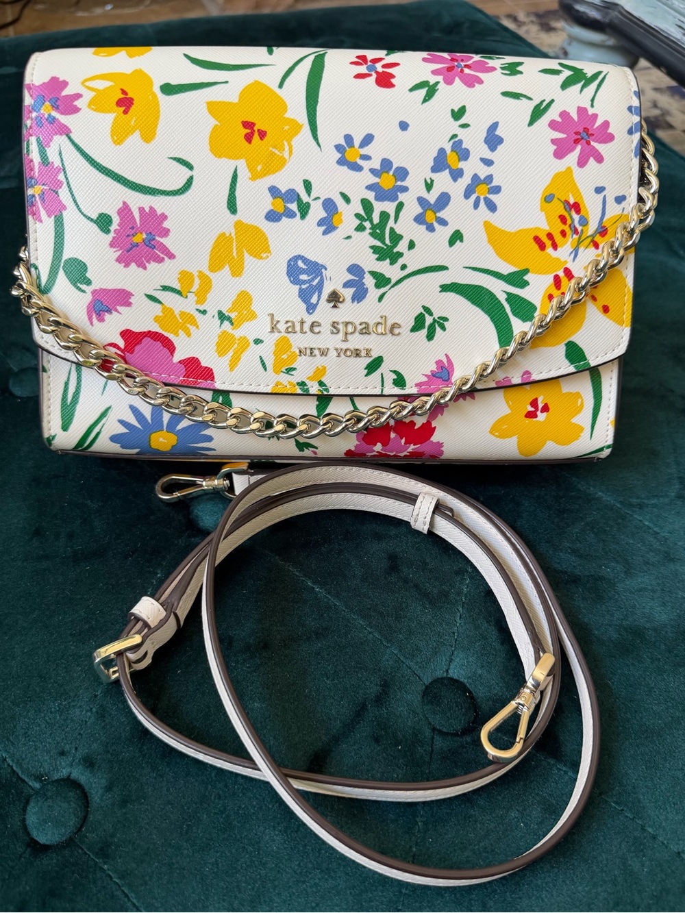 Kate Spade Carson Garden Bouquet Convertible Crossbody Bag